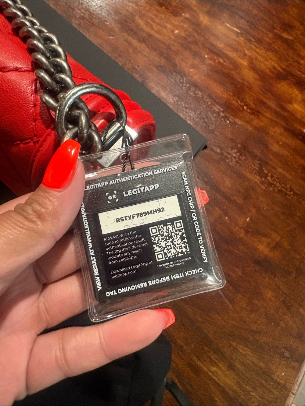 Chanel Red Quilted leBoy Chain Shoulder Bag - Picture 4 of 14